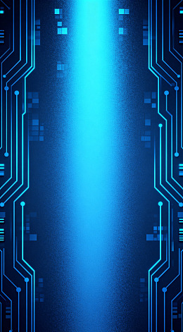 科技蓝电路板背景素材
