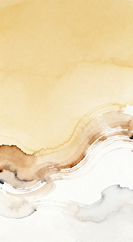 抽象水彩淡雅背景画