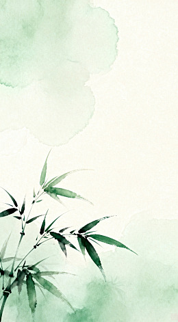 水墨竹子淡雅背景