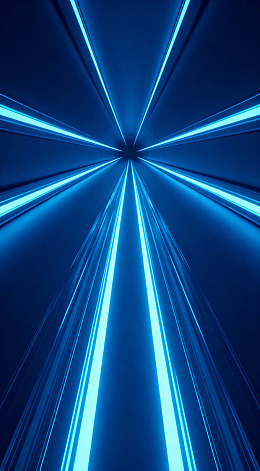 蓝光科技隧道动感视觉效果