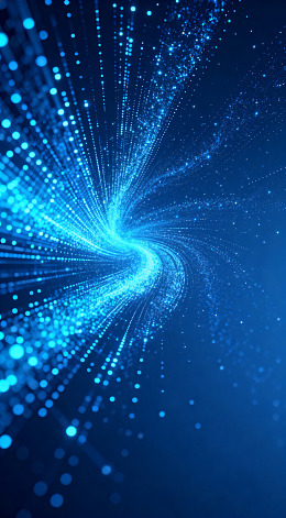 蓝色科技光效背景设计素材