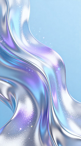 金属感流动艺术背景