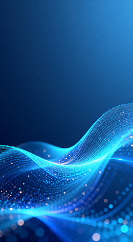 蓝色科技波纹抽象背景