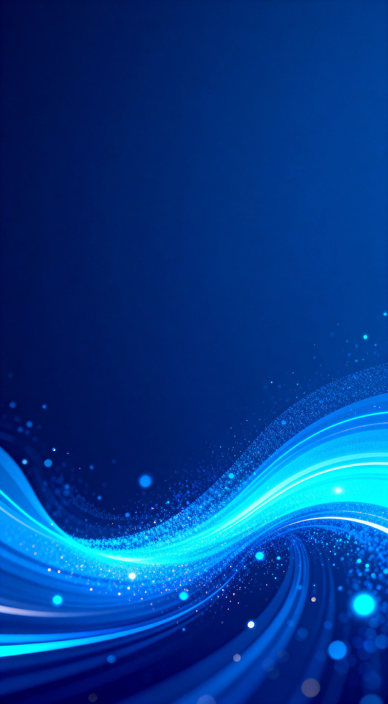 蓝色科技光效背景设计素材