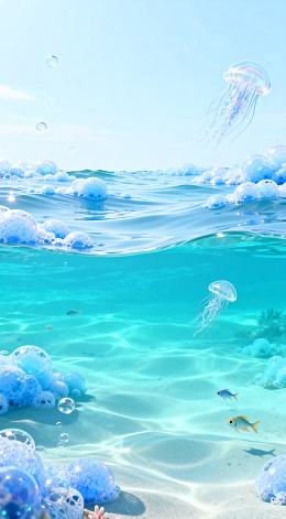 梦幻海洋水母景观