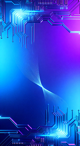 科技感电路板背景设计素材