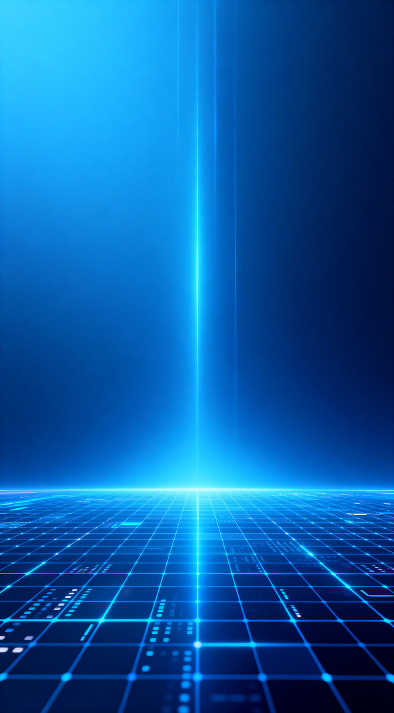 科技未来感光效网格图