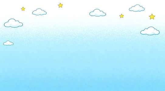 卡通天空云朵星星背景图