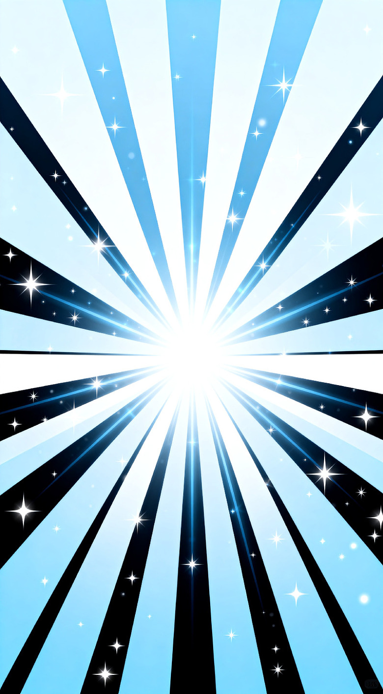 星光闪耀蓝色背景设计图