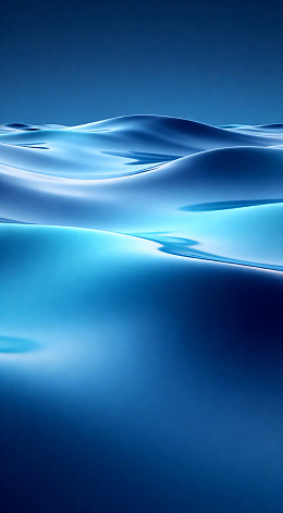 蓝色梦幻海浪抽象艺术