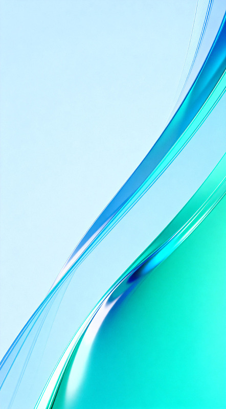 蓝绿渐变流线抽象艺术图片