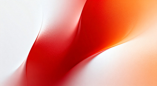 红橙渐变曲线抽象艺术背景