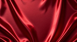 红色丝绸布料质感背景