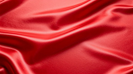 红色丝绸纹理特写