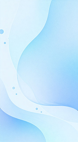 淡蓝渐变流体艺术壁纸