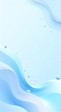 蓝色渐变流体艺术背景