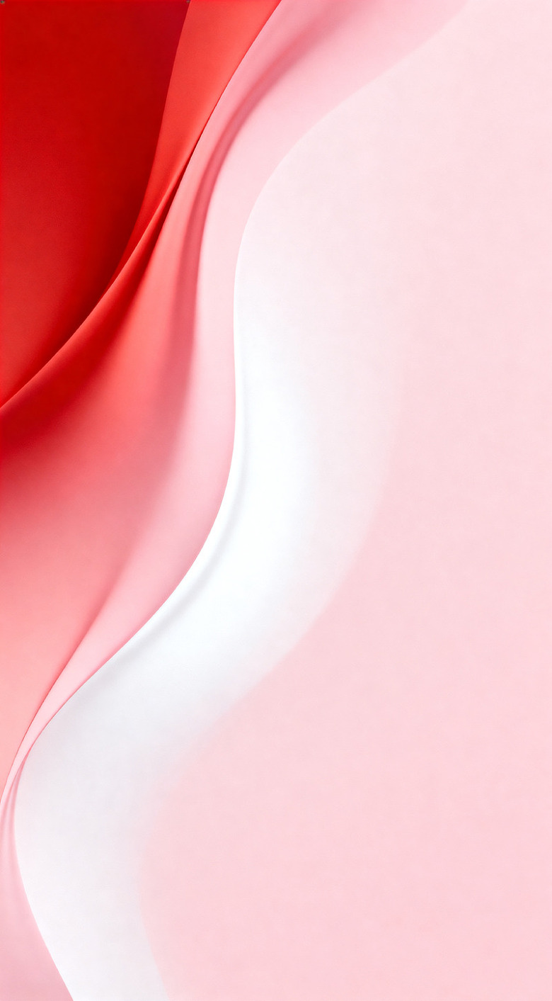 渐变红白流动艺术壁纸