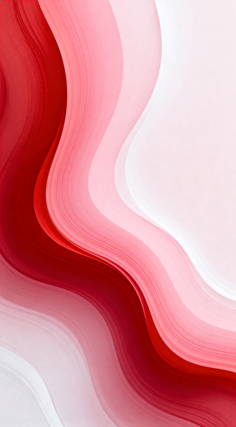 渐变红色流动艺术壁纸