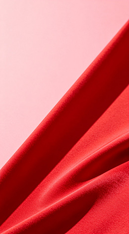 红色丝绸质感特写