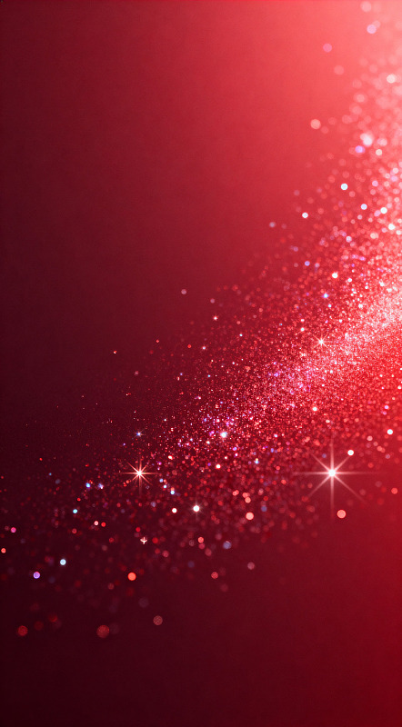 红色星光梦幻背景