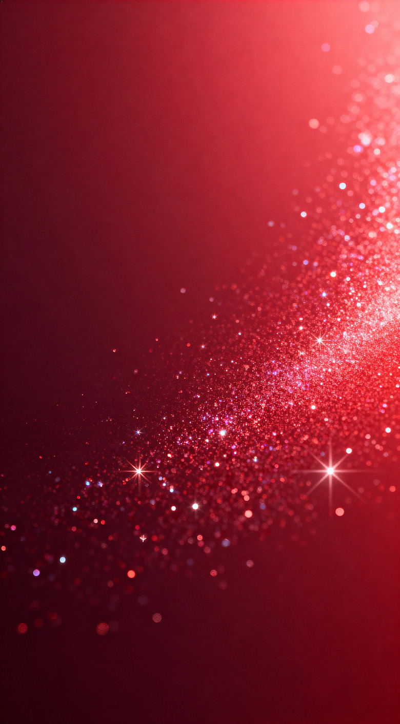 红色星光梦幻背景