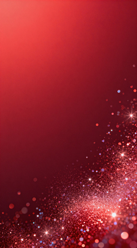 红色星光炫光背景
