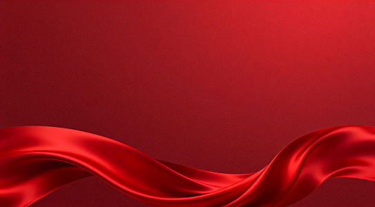 红色丝绸流动背景设计素材