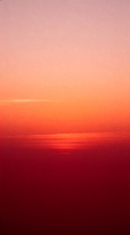 火烧云日落美景