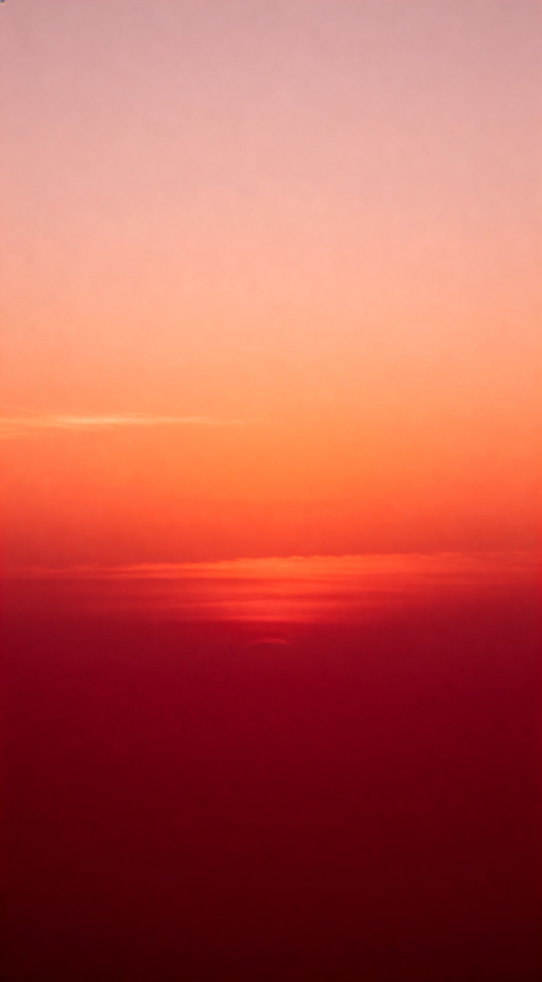 火烧云日落美景