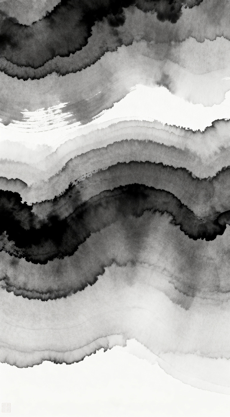 水墨抽象艺术画