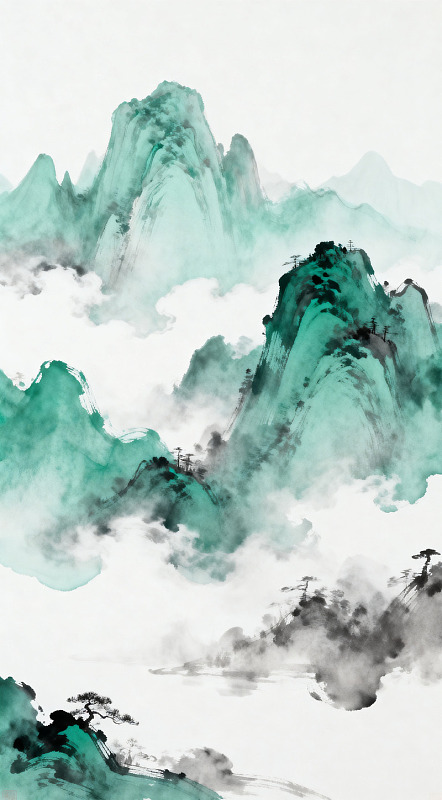 水墨山水国画山水画风景画