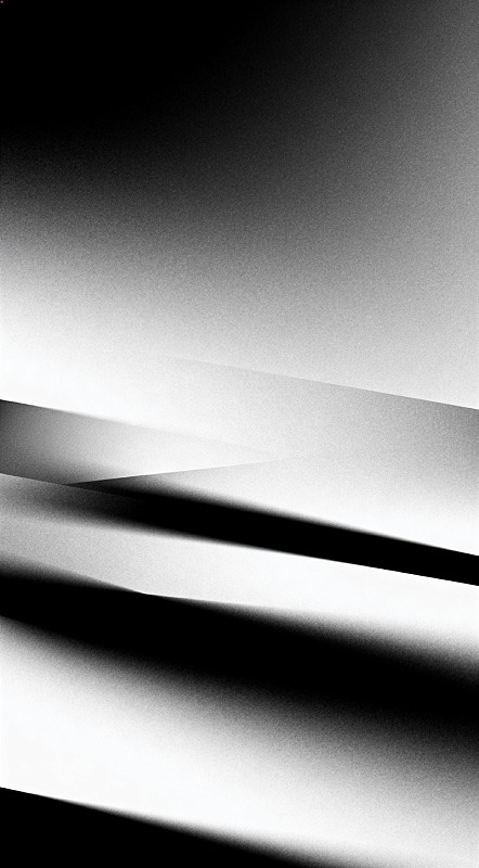 黑白色调光影抽象艺术