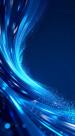 蓝色科技光效动态背景