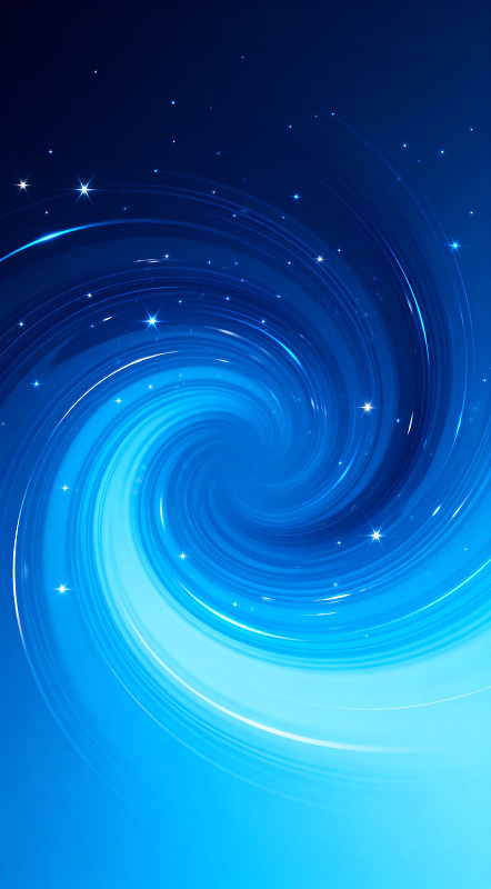 蓝色漩涡星空艺术背景