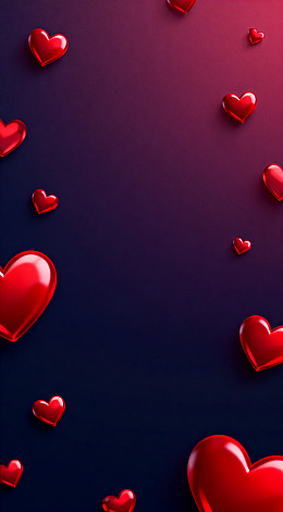 浪漫心形背景设计素材