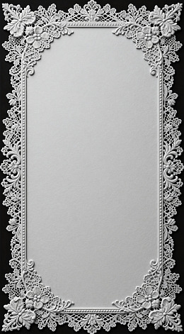 精致蕾丝边框装饰相框设计素材