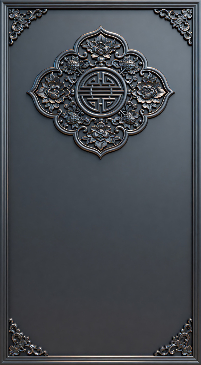 古典雕花装饰图案设计元素