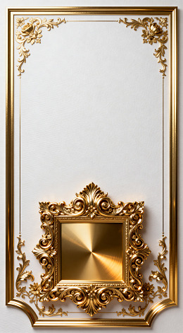 金色华丽相框装饰画框