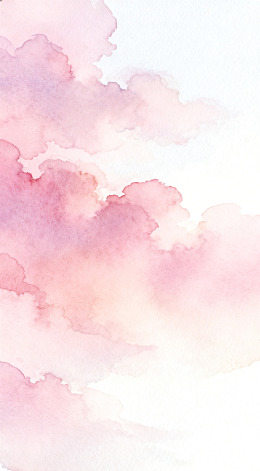 水彩粉色云彩背景图案