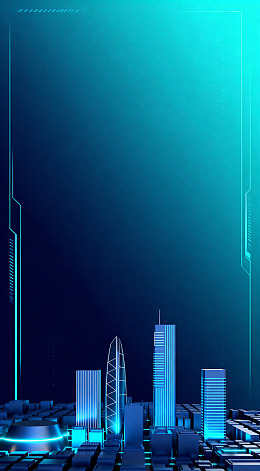 未来城市科技建筑概念图