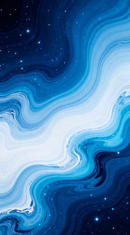 星空流体艺术绘画