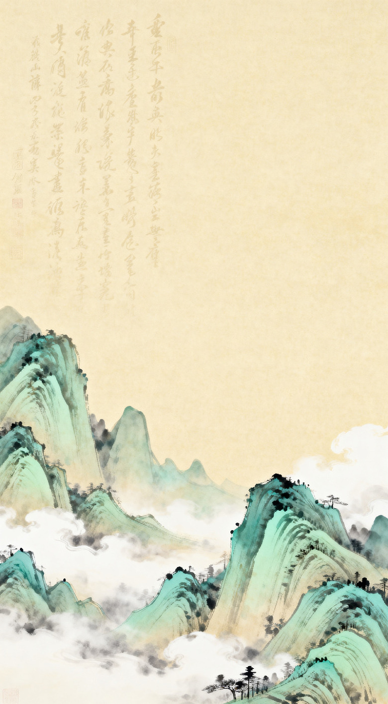 山水画意境古典艺术装饰画