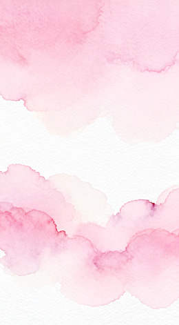 水彩粉色云朵背景设计素材