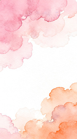 水彩云朵背景图