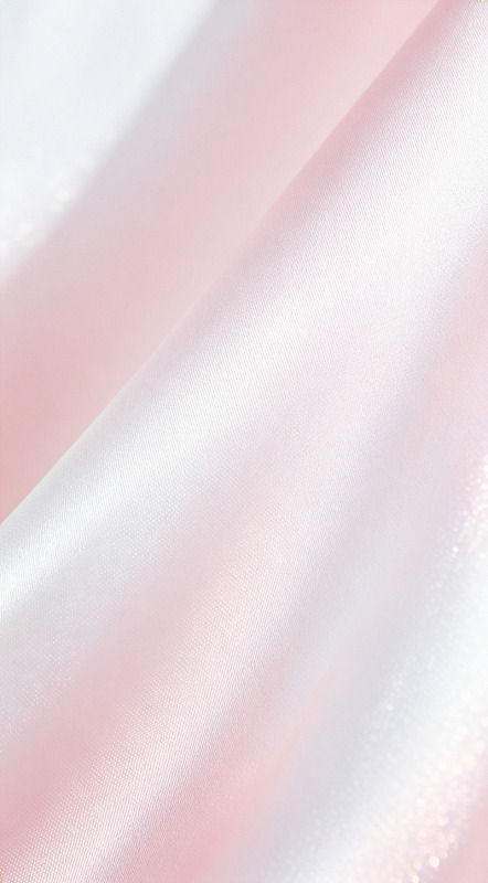 柔和粉色丝绸面料特写