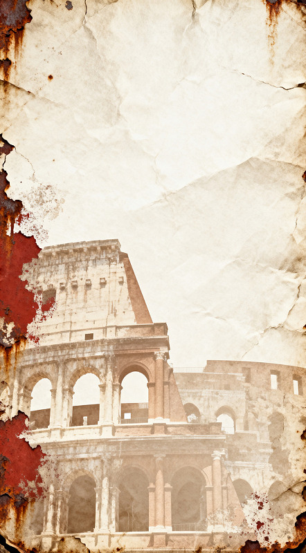 复古罗马斗兽场艺术图片