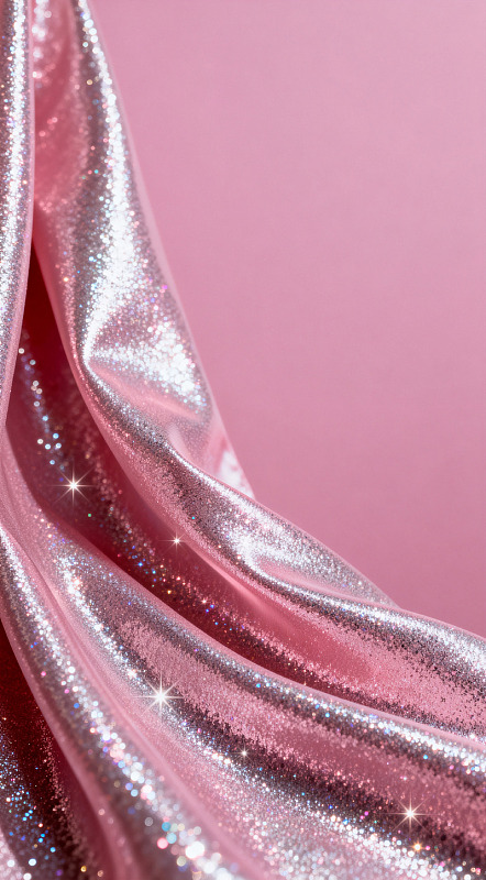 闪亮粉色丝绸背景素材