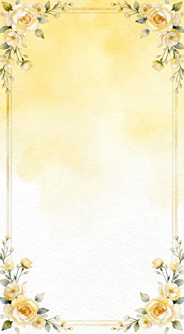 优雅花卉边框背景设计素材