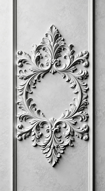 巴洛克风格雕花装饰图案