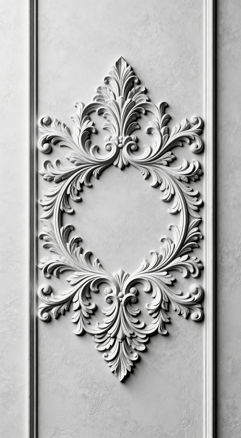 巴洛克风格雕花装饰图案